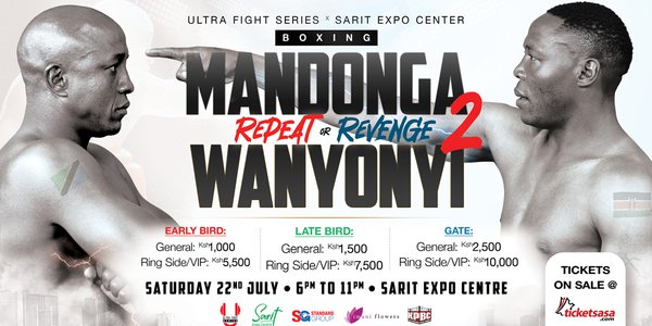 Boxing - Madonga Vs Wanyonyi, repeat/revenge
